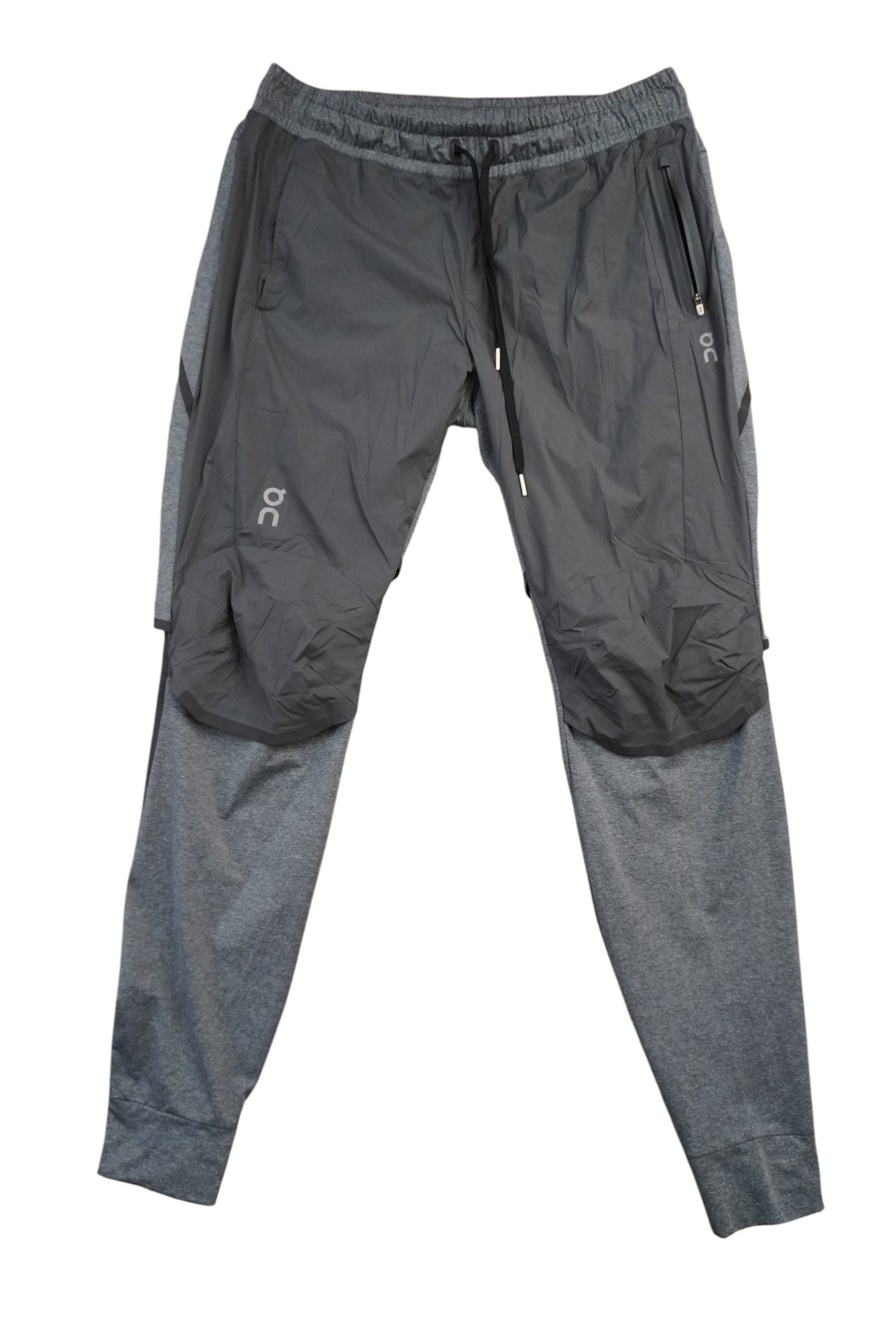 On Cloud Running Pants Mens Large 34x30 Gray Track Joggers Zip Pocket Ankle Zips